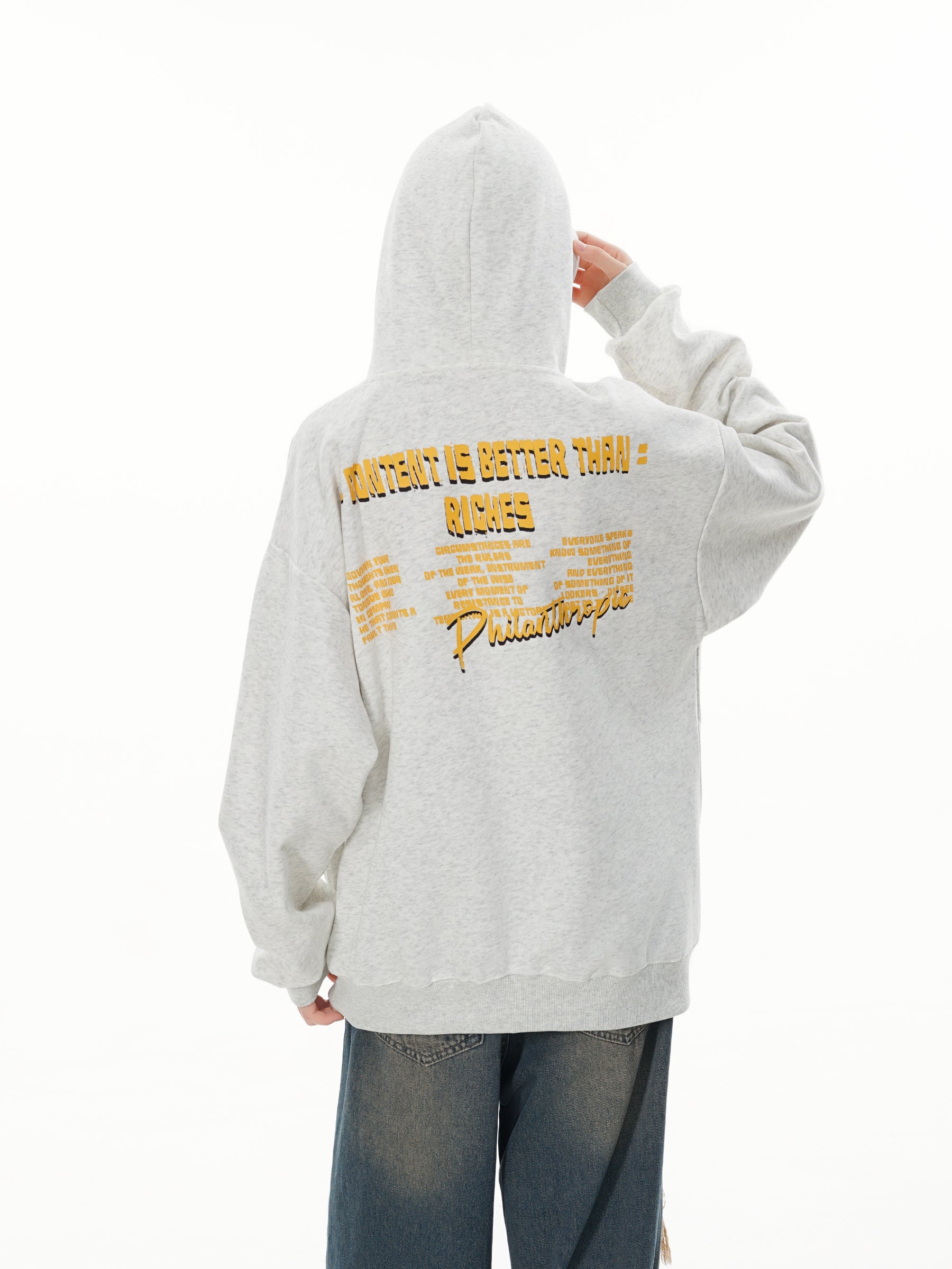 The Boondocks Tribute: "Content Is Better Than Riches" Vintage Wash Hoodie