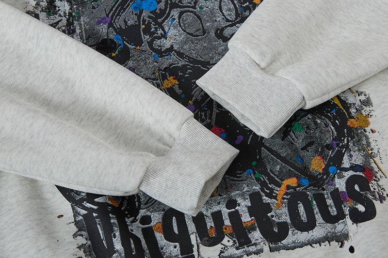 Urban Graffiti Art Hoodie - "Mellifluous" Graphic Print Sweatshirt