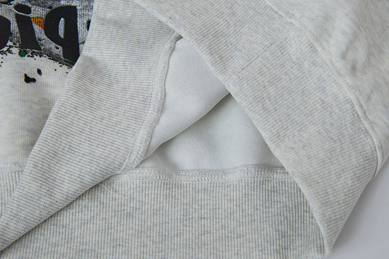 Urban Graffiti Art Hoodie - "Mellifluous" Graphic Print Sweatshirt