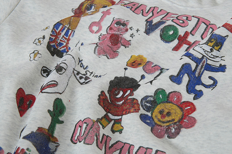 "Everything You See Is Me" Graffiti Doodle Hoodie | Oversized Streetwear