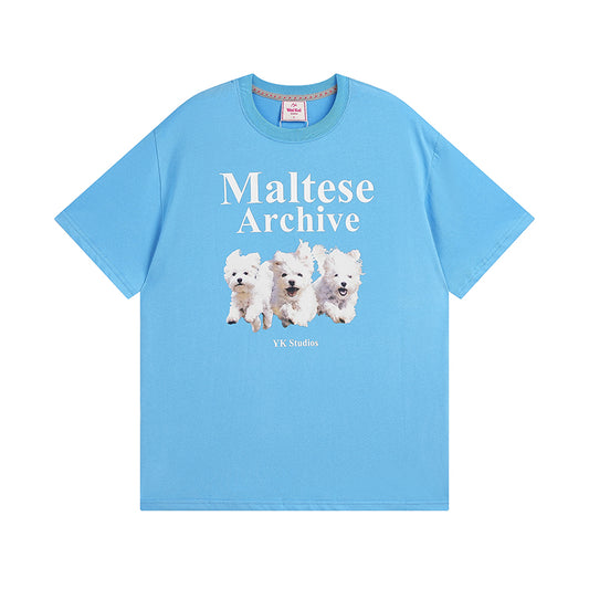 T-shirt with Dog Print