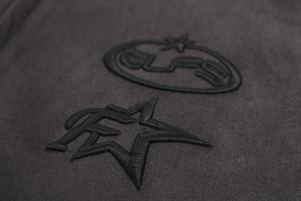 Unisex Varsity Jacket with Logo - Pink & Gray, Stand Collar Zipper Coat for Spring/Fall