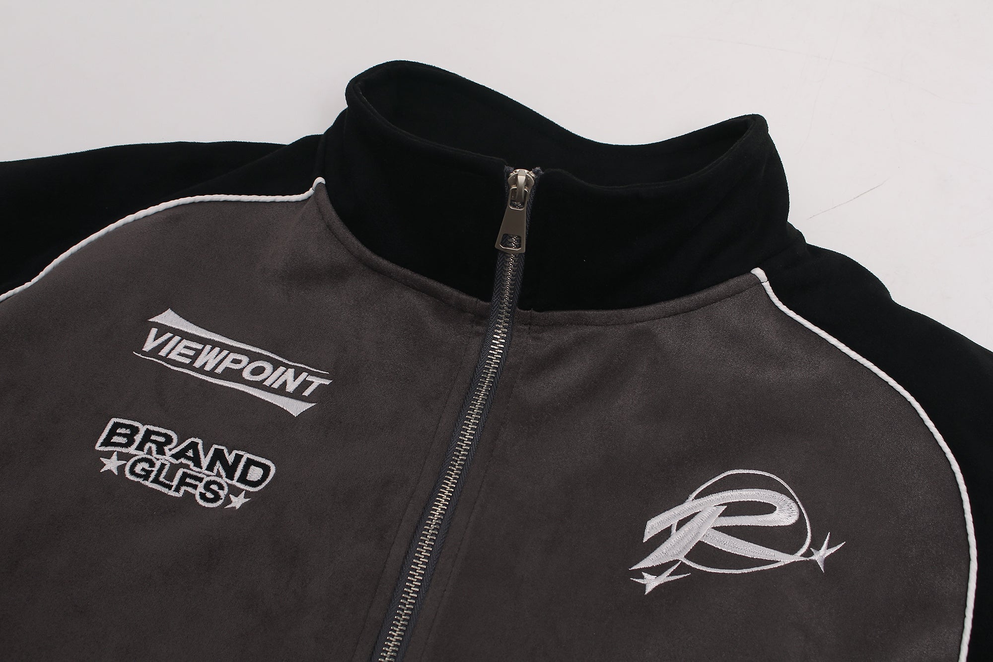 high-stand-collar-embroidery-detail-grey