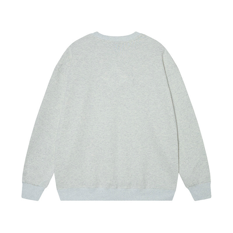 Gray sweatshirt on a white background