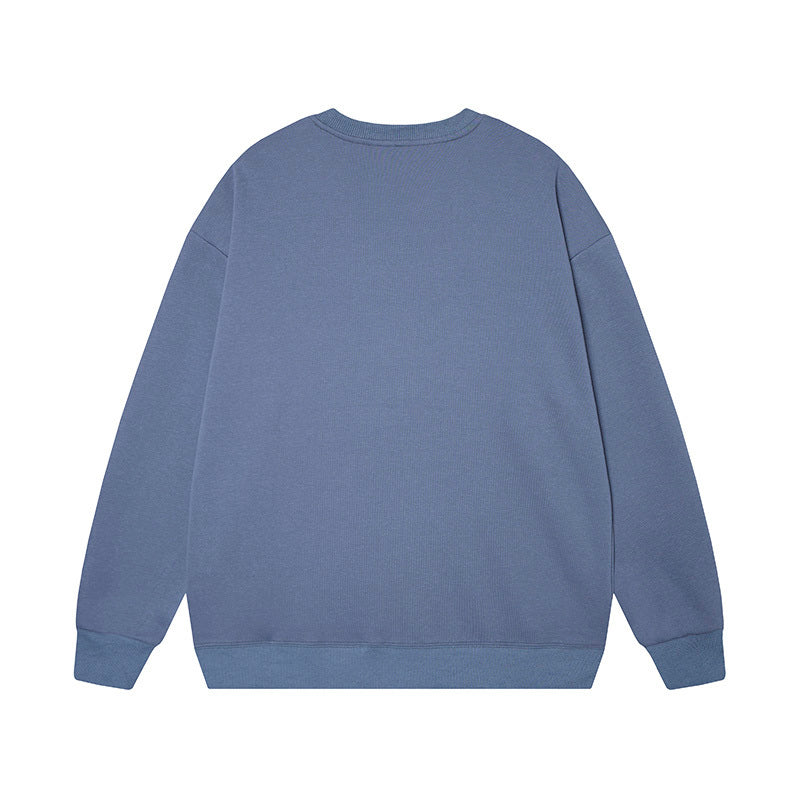 Blue sweatshirt on a white background